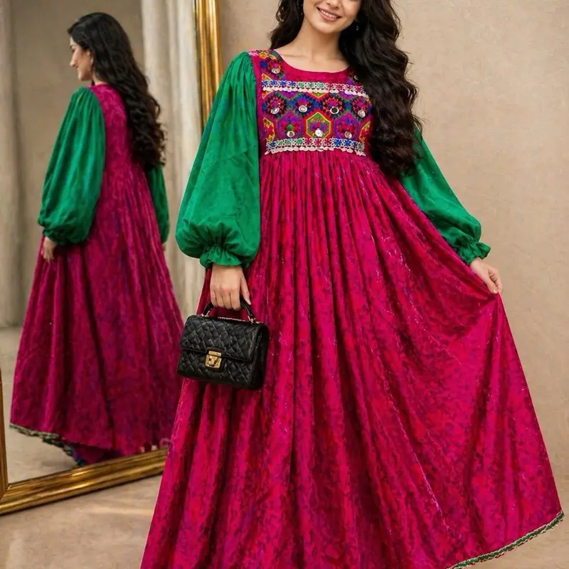 Beautiful Afghani one piece Dress seem like picture Beautiful Afghani one piece Dress seem like picture