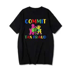 Commit Tax Fraud T-Shirt (Barney-Inspired Financial Misdemeanor Core)