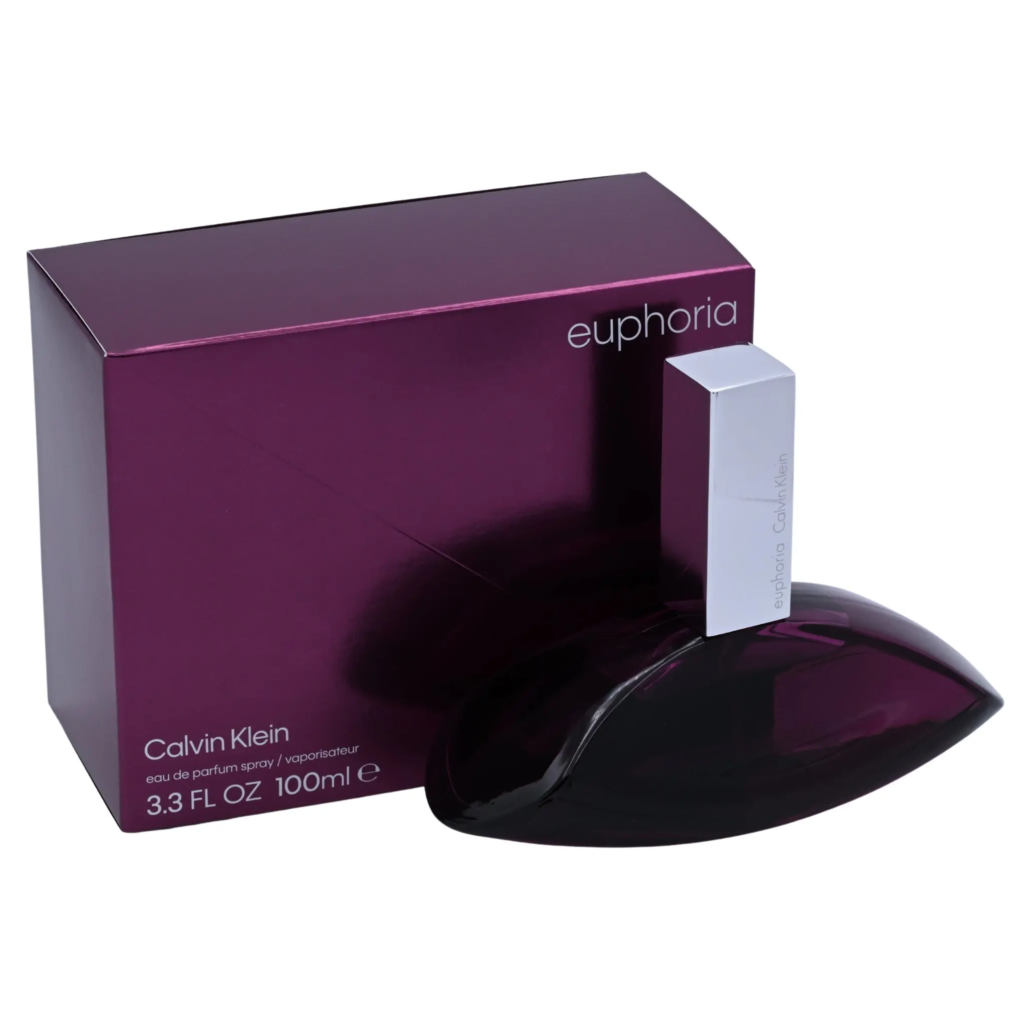 Calvin Klein Euphoria Women's Eau de Parfum - 3.4 oz EDP Spray (3-3.9 fl oz), Floral Oriental Fragrance with Exotic Fruit, Persimmon Notes, Rich Aroma, New in Box, Perfumes for Women