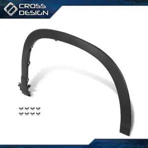 CROSSDESIGN Front Right Side Fender Flare Molding Trim, Vehicle Car Accessories Fit For 2014-2019 Toyota Highlander