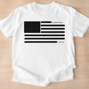 Epstein files America Flag Redacted T Shirt,