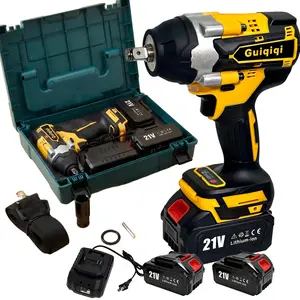 800N Brushless Impact Wrench, 21V Cordless Impact Driver (Battery Included) — 1/2-Inch High-Torque Impact Tool with 3-Speed ​​Settings and LED Light (Tool Body Only) — Birthday Gift for Men
