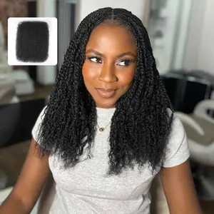 Noble Natural Black Kinky Bulk Hair Extension Synthetic Kinky Hair for Twist Braids Back to School and Labor Day Sale