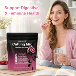 Mother’s Day Special: 60 Vegan Capsules MIRIYALYAD Cutting Mix & Magnesium Complex for Women – Boosts Energy & Wellness with Zinc, Probiotics, Cinnamon. Supports Freshness, pH Balance&Digestion,Healthcare|Fitness|Edible|Dietary Supplement|Vitamin