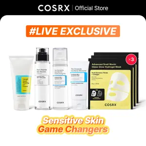 [COSRX Official] Sensitive Skin Game Changers | Live Exclusive | ceramide, snail mucin, hydration, moisturizer, mist, peptide, facial mist, irritated skin