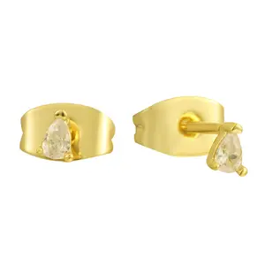EVRY JEWELS Gold or Silver Plated Women's Hypoallergenic Aria Studs