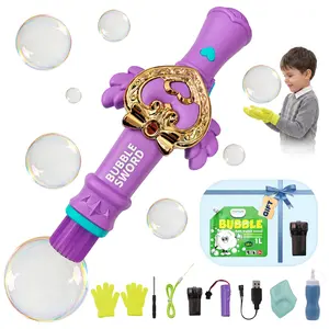 New Elastic Bubble Fog Wand, Colorful Fog Bubble Machine, Elastic Bubble Wand, Magic Interactive Fog Bubble Maker with Smoke for Parties, Beaches, Summer, Favors Supplies Toys Birthday Gifts,Kids Gift