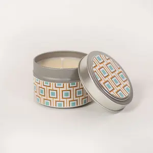 Square Design Travel Candle