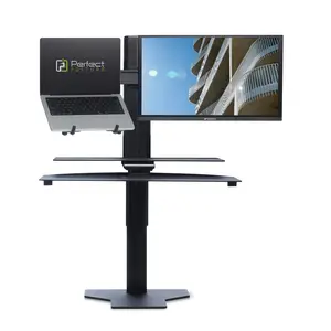 Sit2Stand Standing Desk Converter Monitor Mount AND Laptop Holder