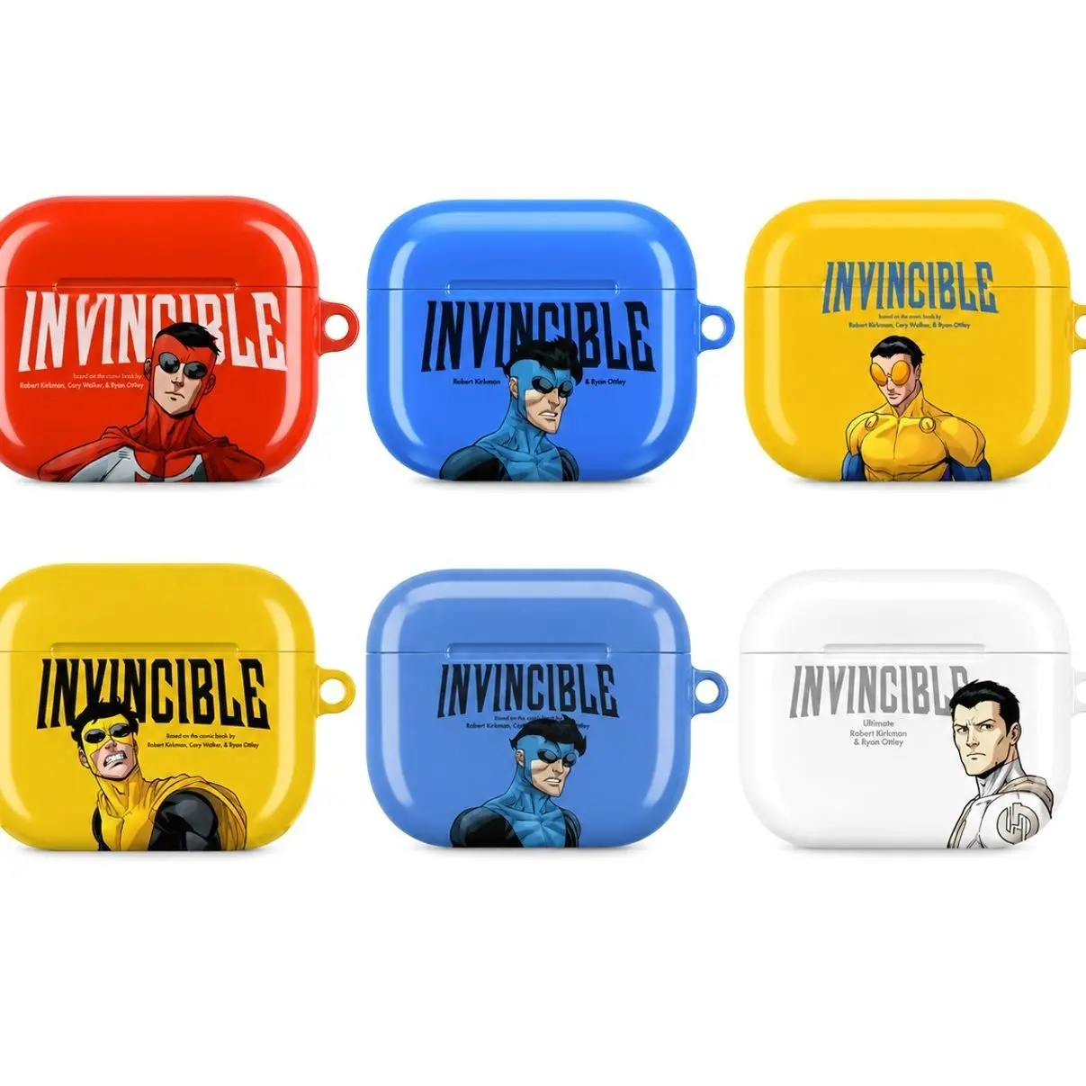 Invincible AirPods Case - Superhero Comic Shockproof Protection for AirPods Pro 1 2 3 , Airpod 1 2 3 4 Aesthetic Air Pods Case Cover Protective