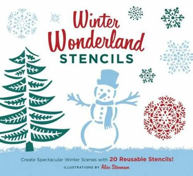 USED-Winter Wonderland Stencils: Create Spectacular Winter Scenes with 20 Reusable Stencils! (Unknown)