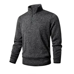 JMIERR 2026 Quarter Zip Warm Fleece Sweater Pullover Fall Winter Thermal Casual Golf Sweaters with Pockets
