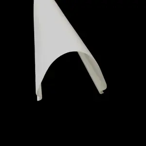 F-1043: 1-Lite Wrap Around Replacement Light Cover | Size: 47-7/8" x 4 1/8" x 3 7/16" | White