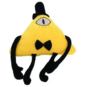 Animes Gravity Falls Bill Cipher Stuffed Plush Toys 28cm Cartoon Bill Cipher Plush Dolls Home Decoration Gift Child Girls