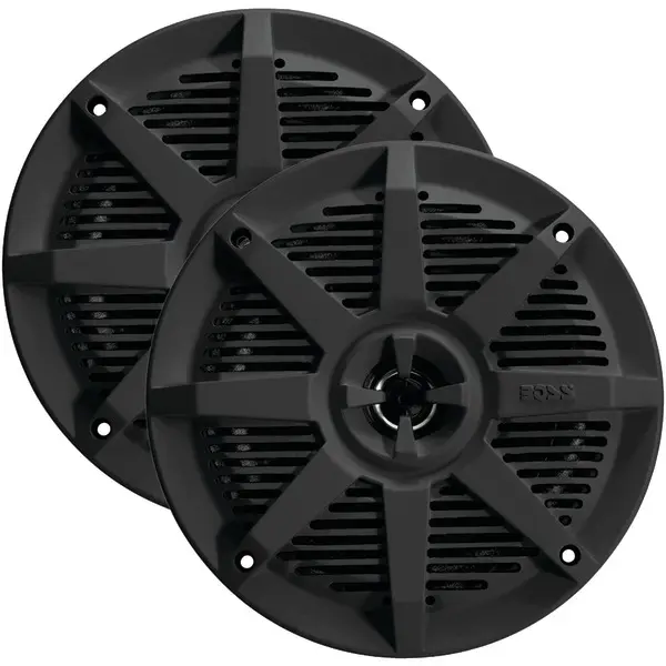 Waterproof 2-Way Full-Range Marine Speakers, Black - 5.25 in., Water Proof