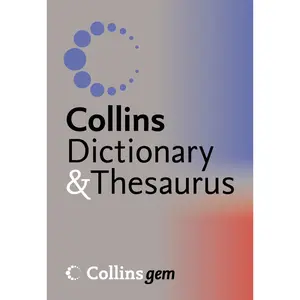 USED-Dictionary and Thesaurus (Collins GEM) by Na (Paperback)