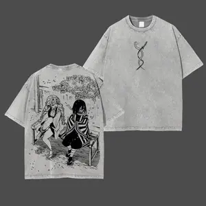 valentine shirts Limited Kanroji Mitsuri x Iguro Obanai - DEMON SLAYER Kimetsu no Yaiba Oversized