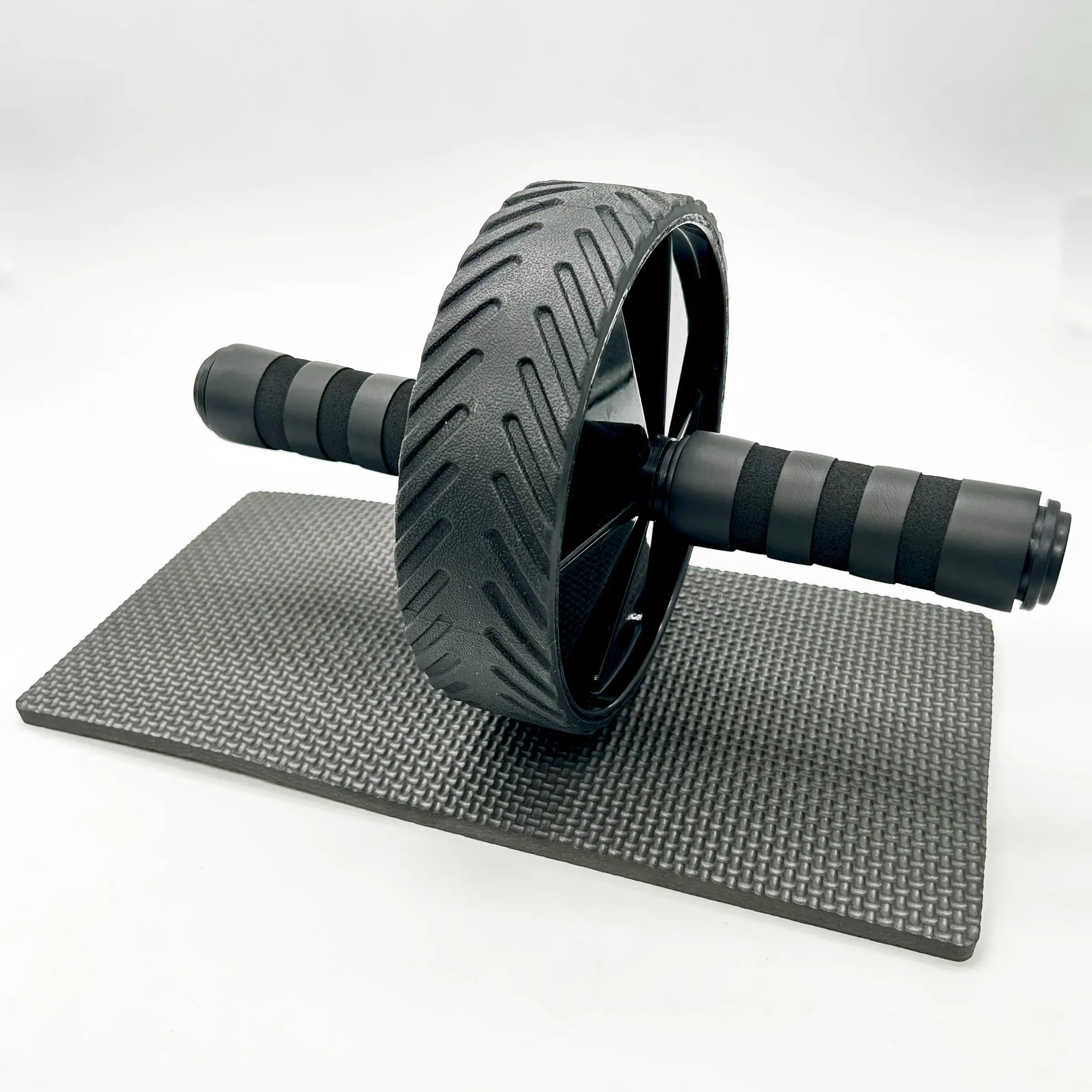 Unisex Single Wheel Ab Roller, Anti-Slip Silent Tire, Comfortable Handle, Core Strength Trainer, Home Gym Equipment, Abdominal Exercise Roller, Abdominal Workout Equipment, Abdominal Exerciser, Abdominal Workout Gear