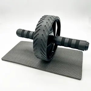 Unisex Single Wheel Ab Roller, Anti-Slip Silent Tire, Comfortable Handle, Core Strength Trainer, Home Gym Equipment, Abdominal Exercise Roller