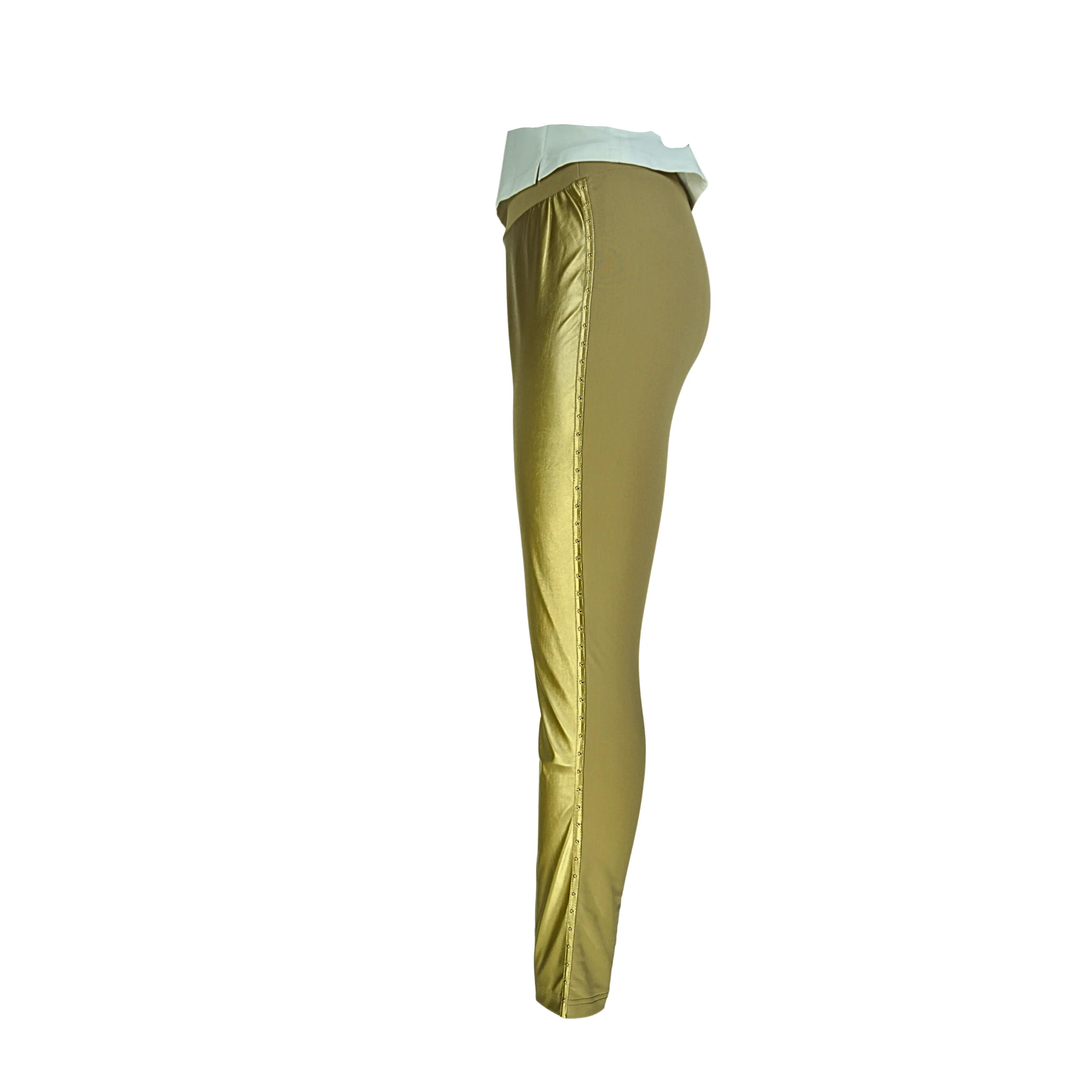Studded Soft and Sassy Leggings Gold & Gold Studs