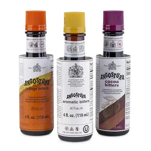 Angostura Bitters 3-Flavours Cocktail Essentials - Includes Classic - Aromatic Bitters, Orange Bitters, and Cocoa Bitters (3 Pack) 4oz Beverage