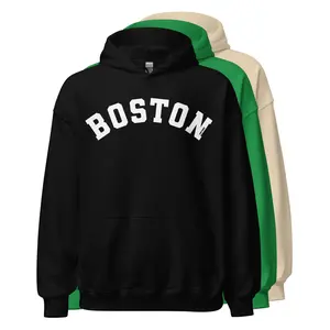 THE WELL KEPT Classic Boston Arch Pullover Retro Boston Hoodie