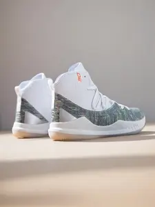 Parent-Child Basketball Shoes, Breathable Knit Surface, Anti-Slip Sole, Number Identifier, Comfort Fit, All Seasons, Athletic Basketball Shoes