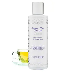 Skin Script Green Tea Citrus Cleanser - Gentle Cleansing Formula for Facial Care with Antibacterial Properties