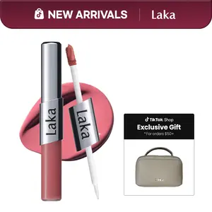 [Laka] Perfect Twin Lip — Dual-Ended Liquid Lipstick with Velvet Matte Color and Glossy Shine