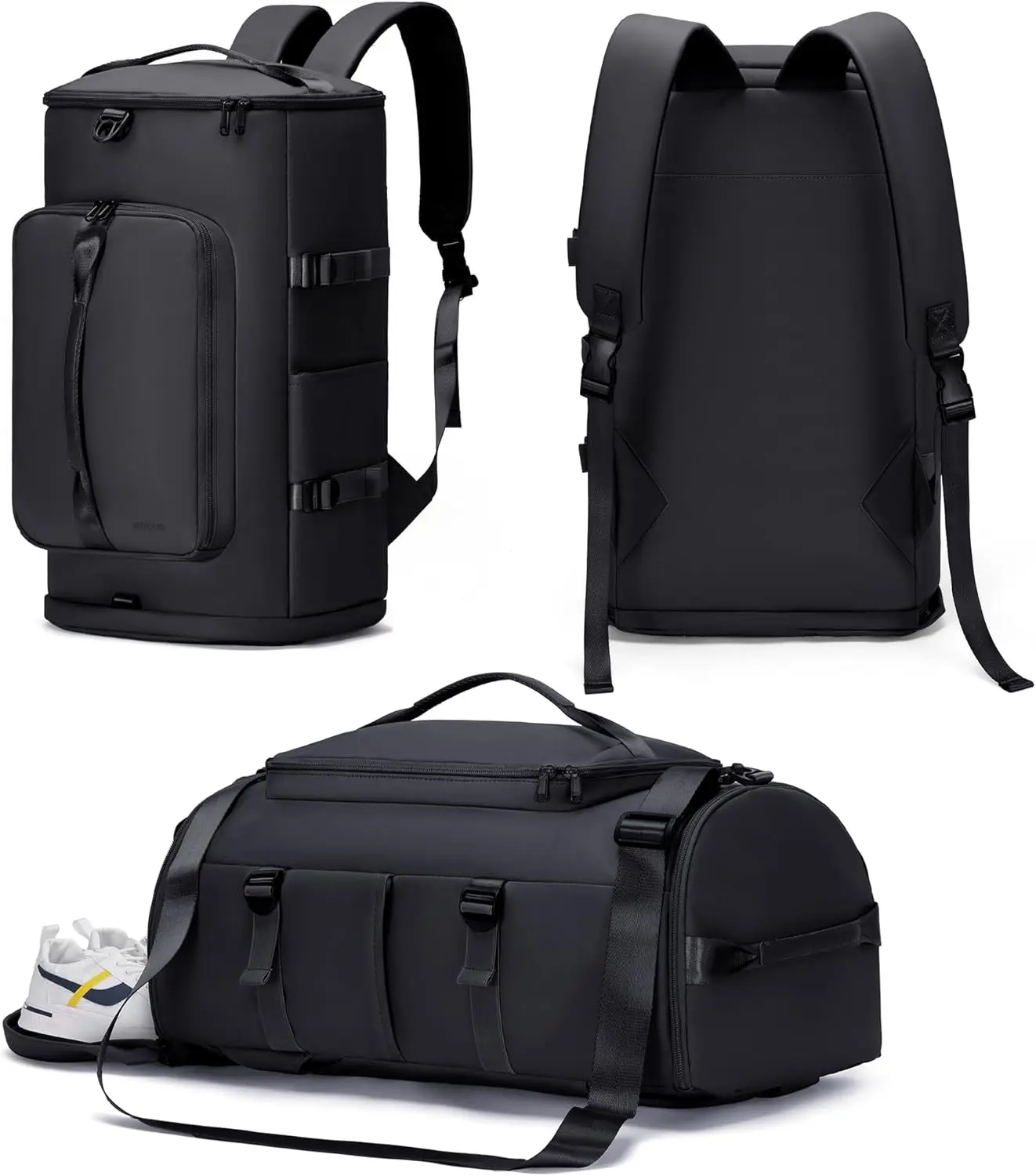 Gym Bag for Men and Women Sports Duffle Bag Travel Backpack Weekender Overnight Bag with Shoes Compartment and Wet Pocket