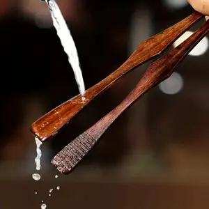 Wooden Food Tong, High Temperature Resistant Food Tong, Multifunction Kitchen Cooking Utensils for Steak, Fruit, Bread, Rotisserie, Barbecue, Salad, Kitchen Gadgets