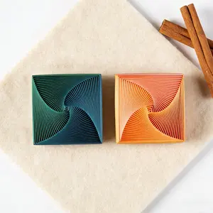 1pc 3D Printed Toy, A Quadrilateral Spiral Tower Rotating, 3D Decompression Device, A Creative And Magical Illusion Toy, Perfect Stress-relieving Gift For Friends And Family, Hypnotic Visual Fingertip Toy Gift