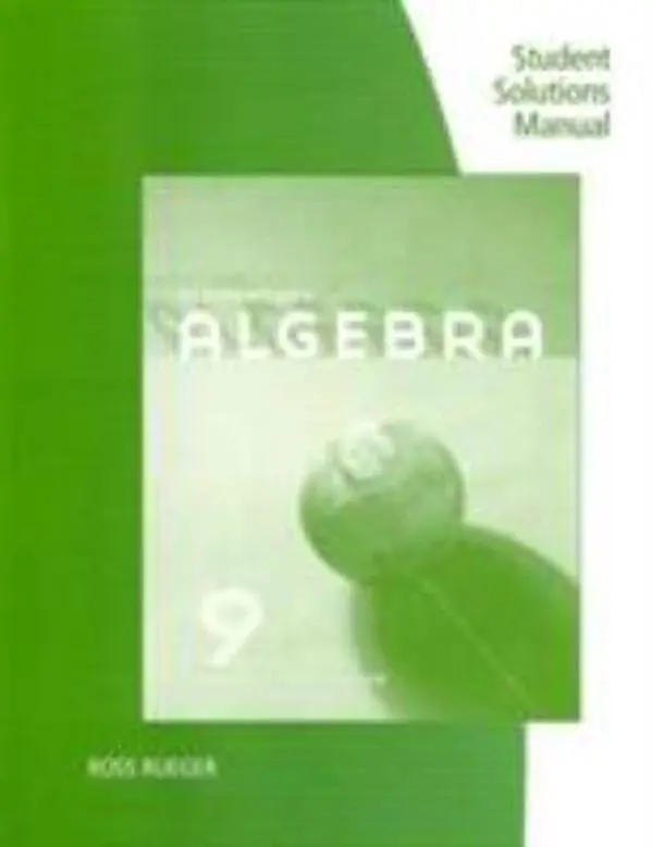 USED-Student Solutions Manual for McKeague's Elementary Algebra, 9th by Charles P. McKeague (Paperback)