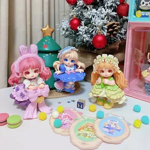 Retro Shop Series Blind Box - 8 Regular + 1 Hidden Edition, Collectible Lolita Style Action Figures, 116-134mm PVC Dolls for Desk Decor, Perfect Gift for Teens & Collectors