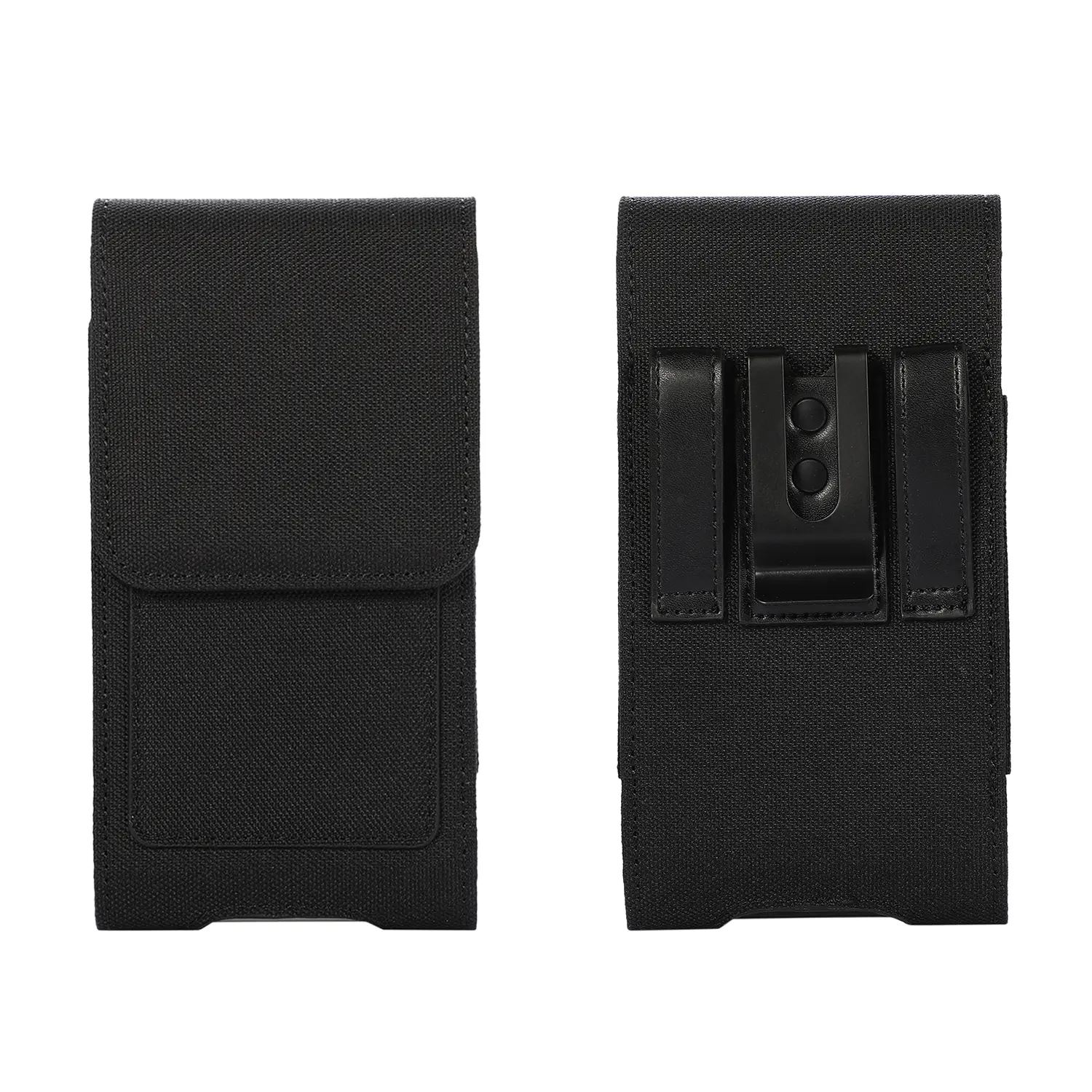 Cell Phone Holster Pouch Nylon For Man Belt Clip Strong Magnet Card Slot Carrying Perfect For Outdoor Daily Use For iPhone17/16 Pro Max/Samsung S25 Ultra/Google Pixel