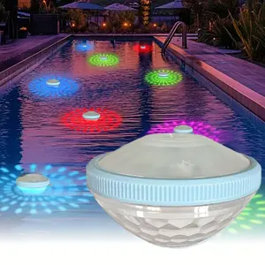 LED Pond Projector Light - IP67 Waterproof, 7 Dynamic Lighting Modes, Powered by 3 AAA Batteries, Colorful Projection Lamp for Submersion, Ponds, Bathtubs & Parties, Perfect for Christmas & New Year Decorations
