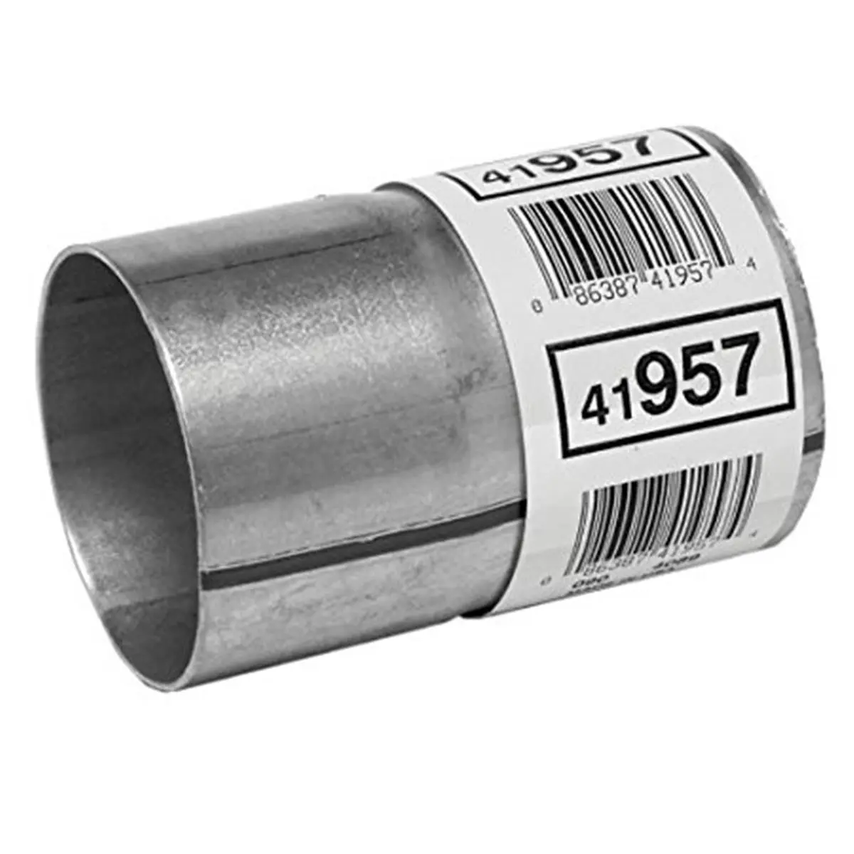 Dynomax Aluminized Steel Exhaust Pipe Connector, 2.5 In ID/OD, Burr-Free Durable Tubing Accessory for Proper Fitment & Installation Needs, Accessories, Durability