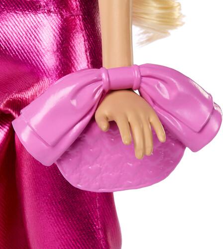 Mattel - Barbie Deluxe Style with Blonde Hair in Pink Metallic Corset Outfit  [Collectible Figurine/Statue/Bust] Paper Doll