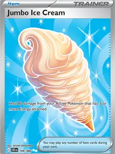 Pokémon TCG Jumbo Ice Cream 109/086 Ultra Rare Chaos Rising NM