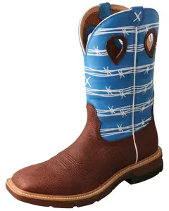 Twisted X Men's Cellstretch Western Work Boot Alloy Toe - Mxba001