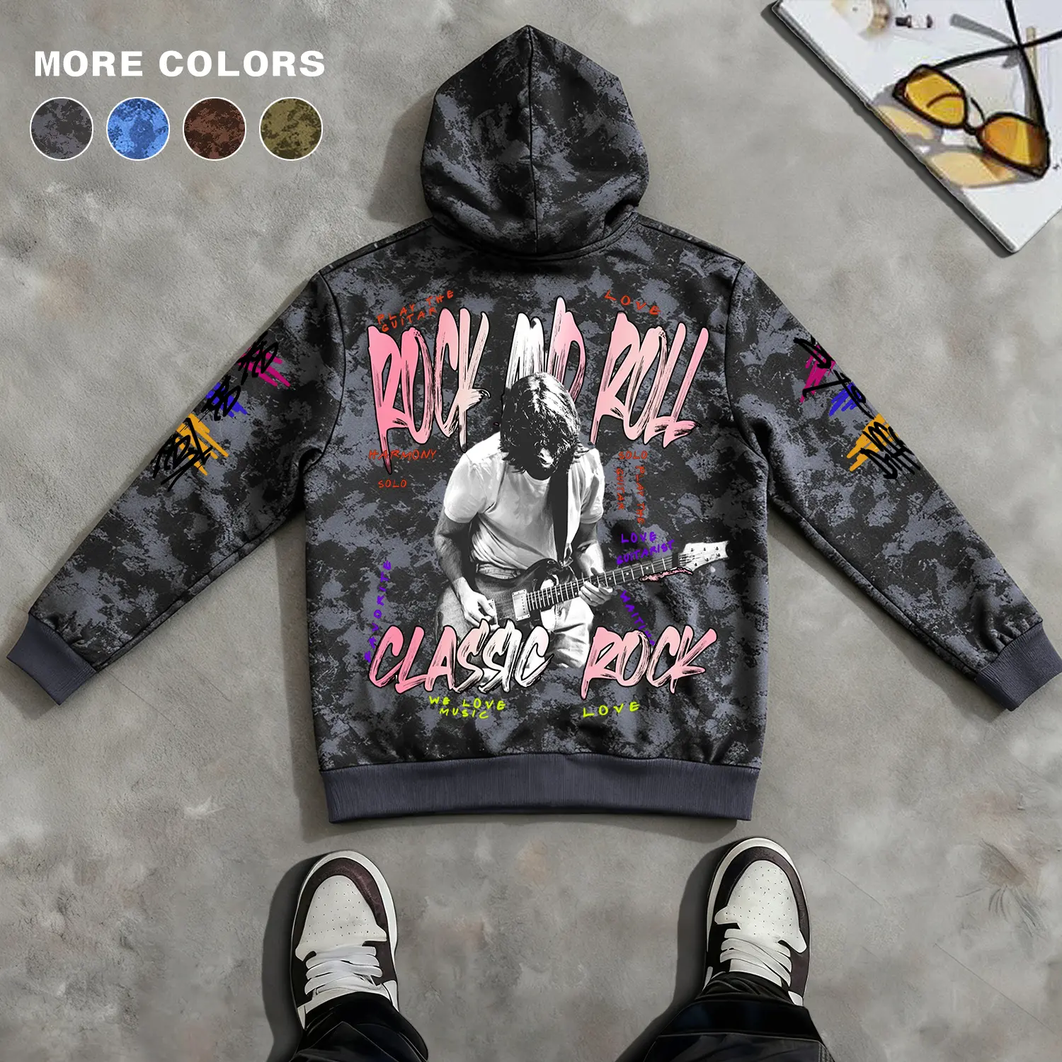 Men's Zip-Up Hoodie Casual Sporty Streetwear Relaxed Fit Unisex