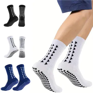 Professional Mid-Calf Soccer Socks Unisex Elite Design 3/6/10 Pairs Breathable Cushioning Non-Slip Silicone Grips for Training Matches