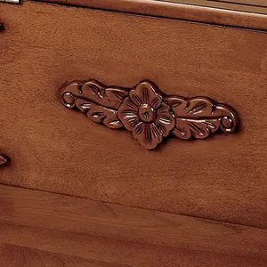 Touch of Class Victoriana Wooden Bed Steps Natural Cherry One Size - Handcrafted Wood