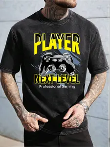 Mens Pure - Black T-Shirt: Next Level Gamer: Elite E-Sports Black Tee - Premium