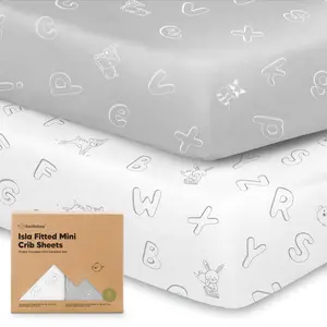 Isla Fitted Mini Crib Sheets