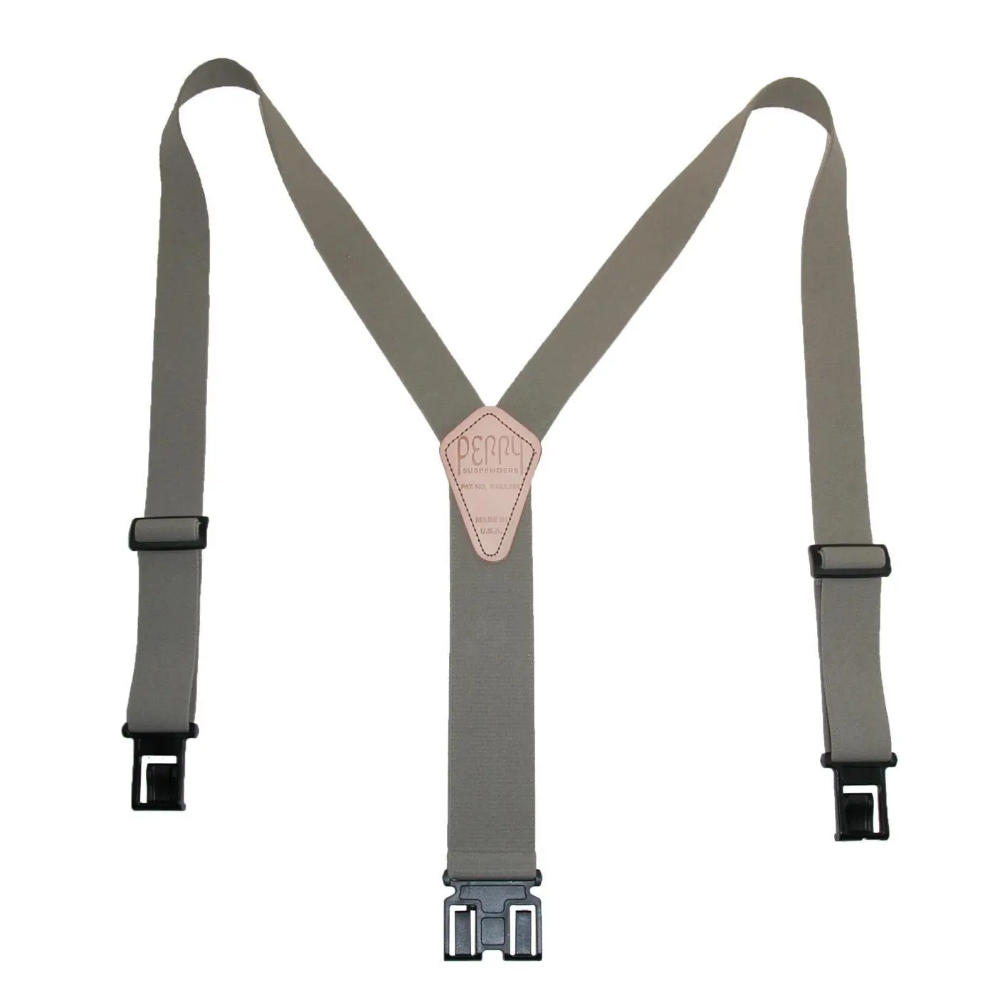 Perry Suspenders Men's Tall Elastic 1.5 Inch Wide Hook End Suspenders, Work Suspenders
