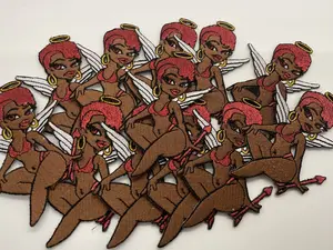 Prideful Patchez Cupid Patch - Iron/Sew On Patch for Women