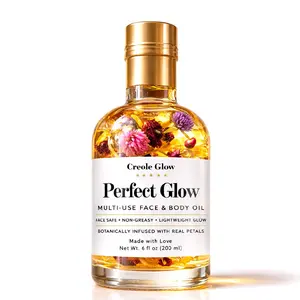 Perfect Glow Botanical Face & Body Oil  Hydrating Glow Oil for Radiant Skin | Lightweight Natural Moisturizing Oil for DarkSpots| Creole Glow