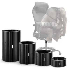 Fix Sinking Office Chair, 4 Pieces Chair Clamps for Height Extenders, No Cylinder or Tools required,Office Chair Accessories Fit for 95% Swivel Chairs