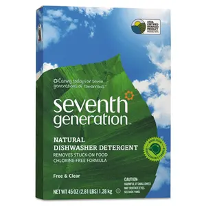 212 MAIN Unscented Plant-Based Granulated Automatic Dishwasher Powder - Non-Toxic, 45oz Box, Enzymes Boost for Grease Removal - Household Cleaning Solution